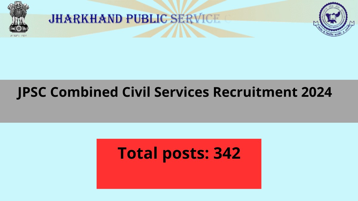 JPSC Civil Services Recruitment 2024 Online Form